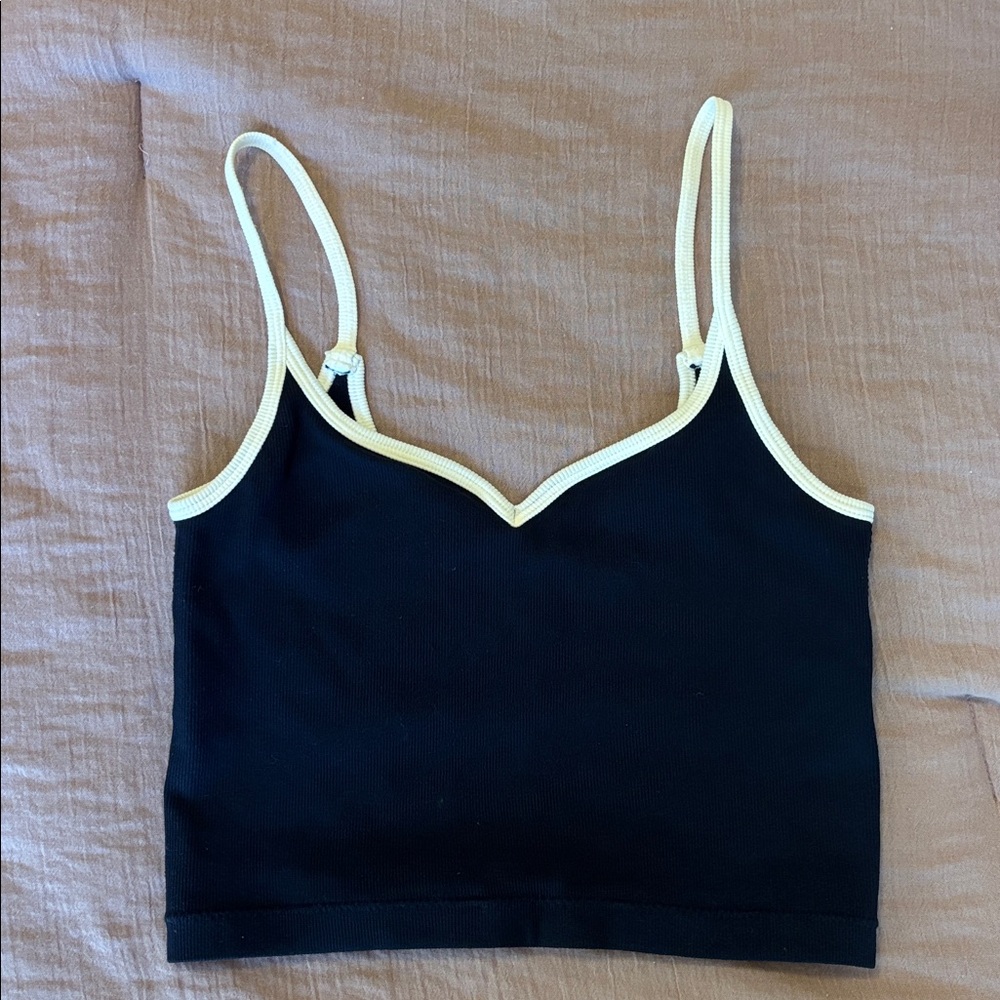 Garage Navy and White Tank Top